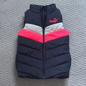 Puma Puffer Vest, Girls Size 5